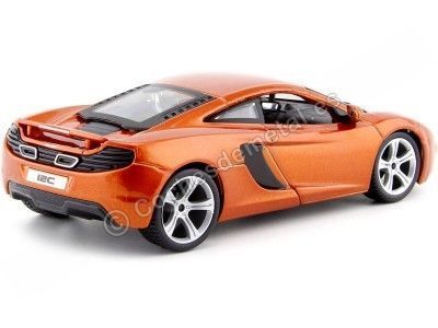 Cochesdemetal.es 2016 McLaren MP4-12C Naranja Metalizado 1:24 Bburago 21074 2