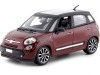 Carsdemetal.es 2013 Fiat 500 L Bordeaux 1:24 Bburago 22126