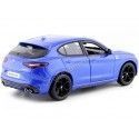 Carsdemetal.es 2017 Alfa Romeo Stelvio Blue Metalized 1:24 Bburago 21086