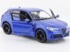 Carsdemetal.es 2017 Alfa Romeo Stelvio Blue Metalized 1:24 Bburago 21086