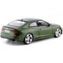 Carsdemetal.es 2019 Audi RS 5 Cupê verde metálico 1:24 Bburago 21090