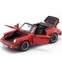 Cochesdemetal.es 1967 Porsche 911 Turbo Cabriolet Red 1:18 Norev 187664