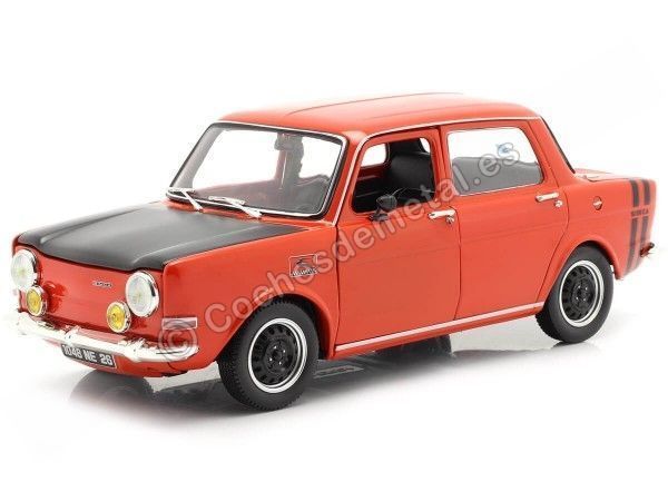Cochesdemetal.es 1971 Simca 1000 Rallye 2 Sarde Red 1:18 Norev 185700