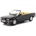 Carsdemetal.es 1985 BMW Series 3 (e30) Cabriolet preto 1:18 MC Grupo 18153