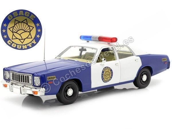 Carsdemetal.es 1975 Polícia de Plymouth Fury "xerife do condado de Osage" 1:18 Greenlight 19096