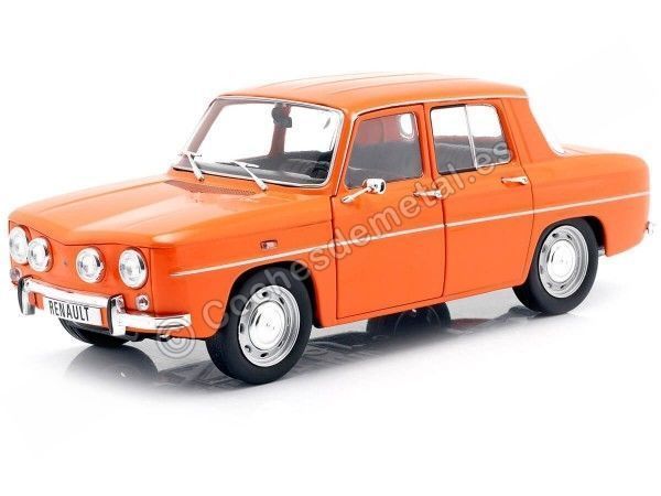 Cochesdemetal.es 1967 Renault 8 R8 TS Naranja 1:18 Solido S1803603