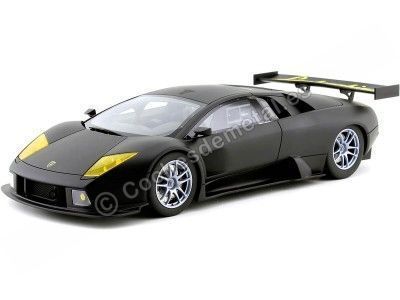 2017 Lamborghini Murcielago R-GT Matt Black 1:18 Kyosho Smurai KSR18505BK Cochesdemetal.es