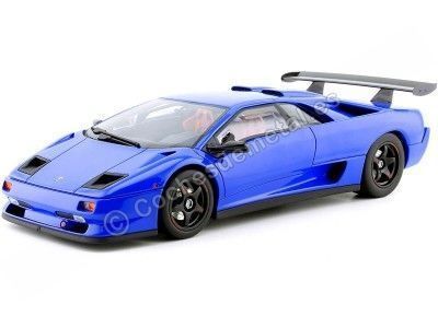 Carsdemetal.es 2005 Lamborghini Diablo SVR azul 1:18 Kyosho samurai ksr18510bl