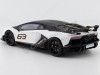 Cochesdemetal.es 2018 Lamborghini Aventador SVJ 63 "SuperVeloce Jota" Matte White 1:18 Kyosho Samurai KSR18512W