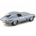 CARSDEMETAL.ES 1961 Jaguar Type "E" Blue Coupé / Gray métallique 1:18 Bburago 12044