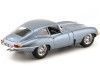 CARSDEMETAL.ES 1961 Jaguar Type "E" Blue Coupé / Gray métallique 1:18 Bburago 12044