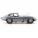 CARSDEMETAL.ES 1961 Jaguar Type "E" Blue Coupé / Gray métallique 1:18 Bburago 12044