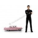 Carsdemetal.es 1955 Cadillac Fleetwood Series 1:64 + Elvis Figura 1:18 Greenlight 29898