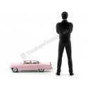 Cochesdemetal.es 1955 Cadillac Fleetwood Series 1:64 + Elvis Figure 1:18 Greenlight 29898