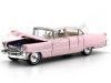 Cochesdemetal.es 1955 Cadillac Fleetwood Series 1:64 + Elvis Figure 1:18 Greenlight 29898