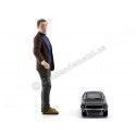 Cochesdemetal.es 1968 Ford Mustang GT Bullitt 1:64 + Steve McQeen Figure 1:18 Greenlight 29931