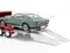 CarsDemetal.es Red Trailer de dois eixos para o carro americano às 1:18 Auto World AMM1167
