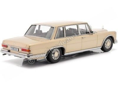 1963 Mercedes-Benz 600 SWB Pullman (W100) Metallic Gold 1:18 KK-Scale 180603 Cochesdemetal.es 2