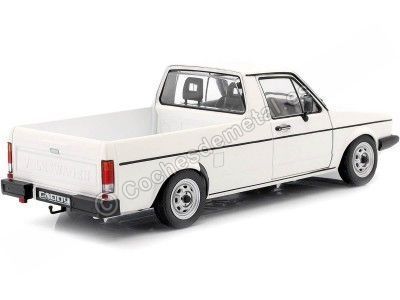 Cochesdemetal.es 1982 Volkswagen VW Caddy MK1 Custom PickUp Blanco 1:18 Solido S1803501 2