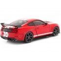Cochesdemetal.es 2020 Ford Mustang Shelby GT500 Fast Track Rojo/Blanco 1:18 Solido S1805903