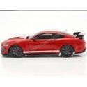 Cochesdemetal.es 2020 Ford Mustang Shelby GT500 Fast Track Rojo/Blanco 1:18 Solido S1805903