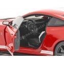 Cochesdemetal.es 2020 Ford Mustang Shelby GT500 Fast Track Rojo/Blanco 1:18 Solido S1805903