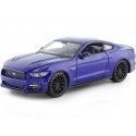 Cochesdemetal.es 2015 Ford Mustang GT Azul 1:24 Maisto 31508