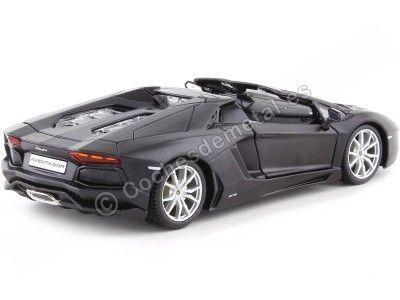 Cochesdemetal.es 2012 Lamborghini Aventador LP700-4 Cabrio Negro Satin 1:24 Food 31504 2