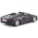 Cochesdemetal.es 2012 Lamborghini Aventador LP700-4 Cabrio Negro Satin 1:24 Food 31504