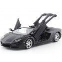 Cochesdemetal.es 2012 Lamborghini Aventador LP700-4 Cabrio Negro Satin 1:24 Food 31504