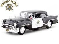 1955 Buick Centuri Police Patrol Negro/Blanco 1:26 Maisto 31295