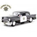 Carsdemetal.es 1955 Patrulha da polícia de Buick Centuri preto/branco 1:26 Maisto 31295