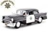 Carsdemetal.es 1955 Patrulha da polícia de Buick Centuri preto/branco 1:26 Maisto 31295