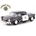 Carsdemetal.es 1955 Patrulha da polícia de Buick Centuri preto/branco 1:26 Maisto 31295