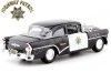 Carsdemetal.es 1955 Patrulha da polícia de Buick Centuri preto/branco 1:26 Maisto 31295