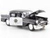 Carsdemetal.es 1955 Patrulha da polícia de Buick Centuri preto/branco 1:26 Maisto 31295