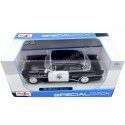 Carsdemetal.es 1955 Patrulha da polícia de Buick Centuri preto/branco 1:26 Maisto 31295