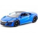 Carsdemetal.es 2018 Honda Acura NSX Electric Blue 1:24 Maisto 31234