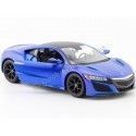 Carsdemetal.es 2018 Honda Acura NSX Electric Blue 1:24 Maisto 31234