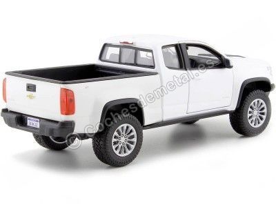 Cochesdemetal.es 2017 Chevrolet Colorado ZR2 Blanco 1:27 Maisto 31517 2