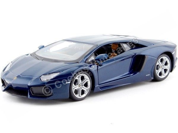 Cochesdemetal.es 2011 Lamborghini Aventador LP700-4 Azul 1:24 Maisto 31210