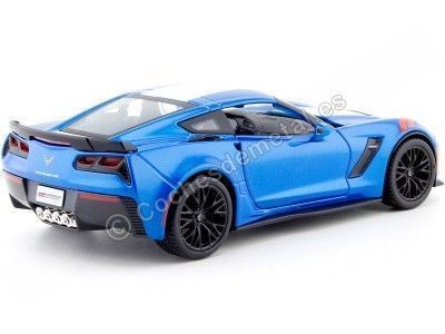 Cochesdemetal.es 2017 Chevrolet Corvette Grand Sport Azul 1:24 Maisto 31516 2
