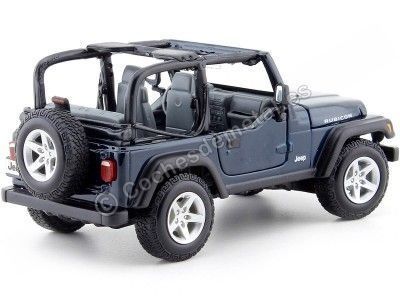 Cochesdemetal.es 2003 Jeep Wrangler Rubicon Azul 1:27 Maisto 31245 2