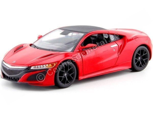 Carsdemetal.es 2018 Honda Acura NSX Red 1:24 Maisto 31234