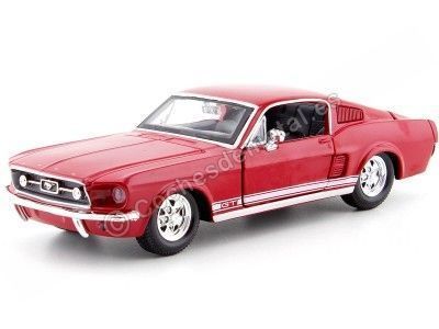 Cochesdemetal.es 1967 Ford Mustang GT Fastback Roj 1:24 Food 31260