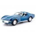 Cochesdemetal.es 1970 Chevrolet Corvette C3 T-top Metallic Blue 1:24 Plus 31202