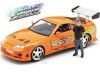 Carsdemetal.es 1995 Toyota supra "Fast & Furious + Brian Figura" Kit de metal 1:24 Jada Toys 30699 253203017