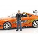 Cochesdemetal.es 1995 Toyota Supra "Fast & Furious + Figura Brian" Metal Kit 1:24 Jada Toys 30699 253203017