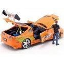 Carsdemetal.es 1995 Toyota supra "Fast & Furious + Brian Figura" Kit de metal 1:24 Jada Toys 30699 253203017