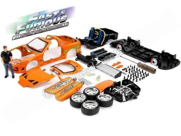 Cochesdemetal.es 1995 Toyota Supra "Fast&Furious + Figura Brian" Metal KIT 1:24 Jada Toys 30699 253203017